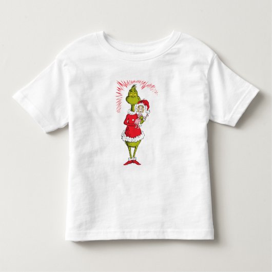 The Grinch Holds Cindy Lou Who Kinder Shirts (Voorkant)
