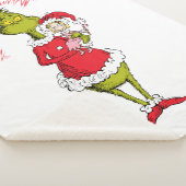 The Grinch Holds Cindy Lou Who Sherpa Deken (3/4)