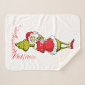The Grinch Holds Cindy Lou Who Sherpa Deken (Voorkant (horizontaal))