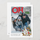 The Grinch & Max Personalized Photo Holiday Card Feestdagenkaart (Voorkant / Achterkant)