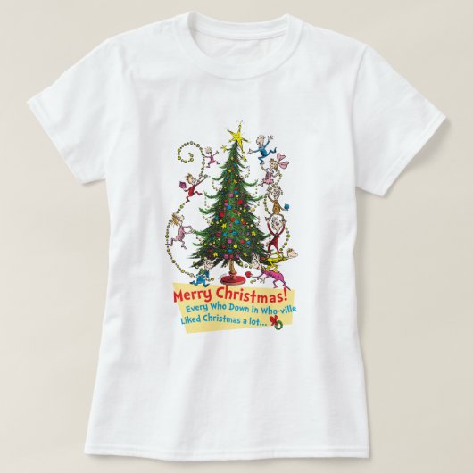 The Grinch | Merry Christmas! T-shirt (Design voorkant)