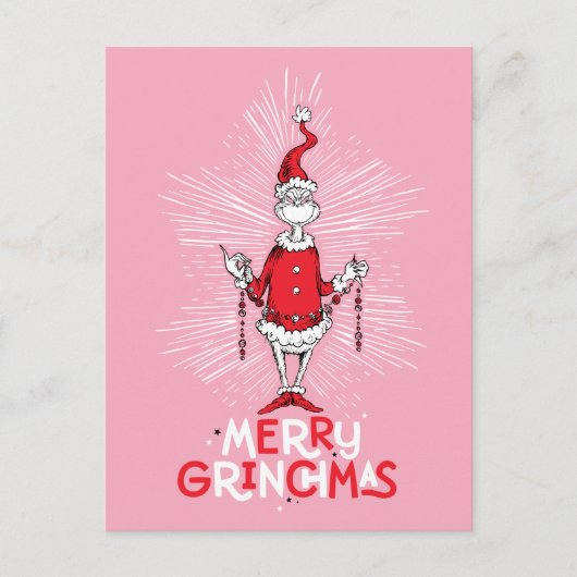 The Grinch | Merry Grinchmas Briefkaart (Voorkant)