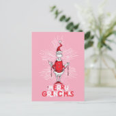 The Grinch | Merry Grinchmas Briefkaart (Staand voorkant)