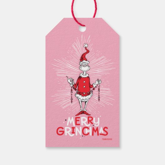 The Grinch | Merry Grinchmas Cadeaulabel (Achterkant)