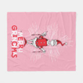 The Grinch | Merry Grinchmas Fleece Deken (Voorkant (Horizontaal))