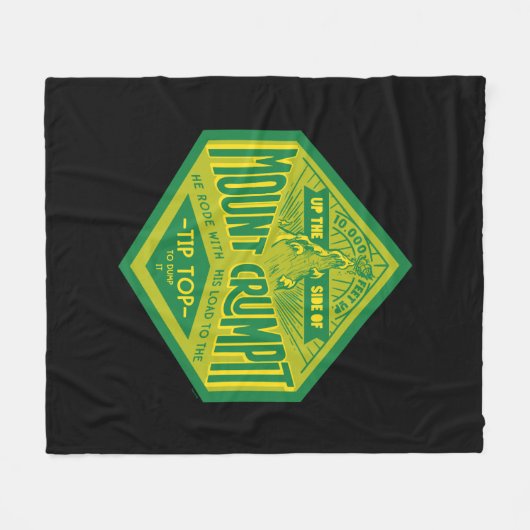 The Grinch | Mount Crumpit Fleece Deken (Voorkant (Horizontaal))