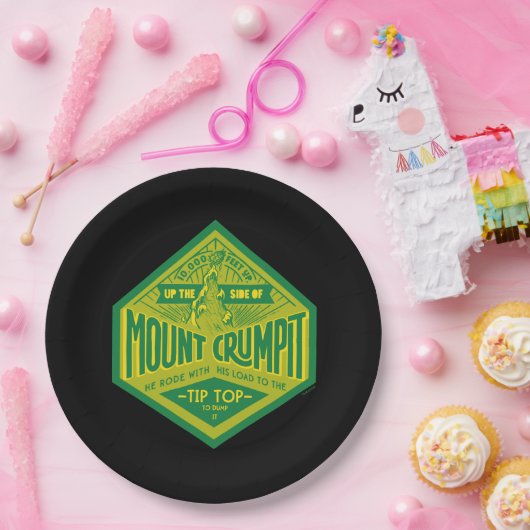 The Grinch | Mount Crumpit Papieren Bordje (Feest)