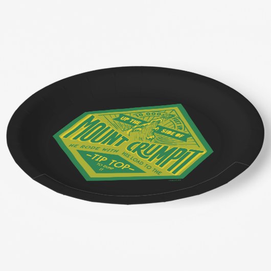 The Grinch | Mount Crumpit Papieren Bordje (Gekanteld)