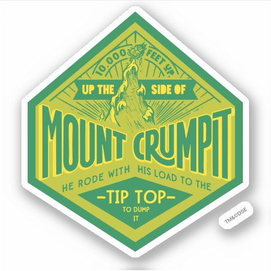 The Grinch | Mount Crumpit Sticker (Voorkant)