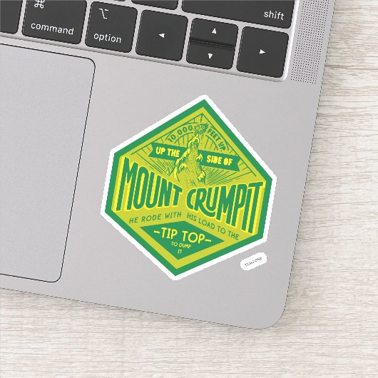 The Grinch | Mount Crumpit Sticker (Detail)
