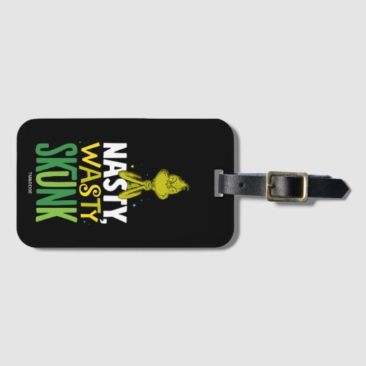 The Grinch | Nasty Wasty Skunk Bagagelabel (Voorkant (horizontaal))