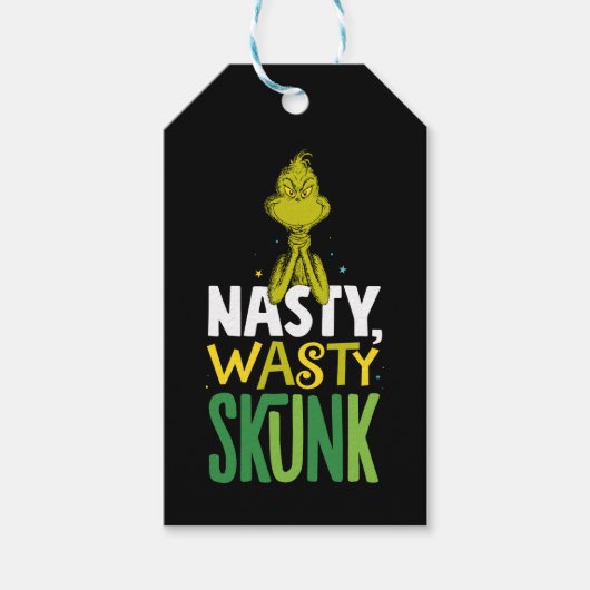 The Grinch | Nasty Wasty Skunk Cadeaulabel (Voorkant)