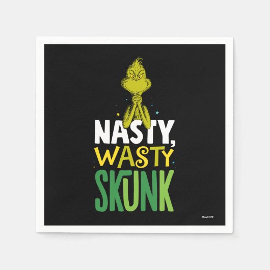 The Grinch | Nasty Wasty Skunk Servet (Voorkant)