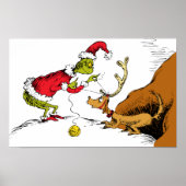The Grinch Prepares Max the Reindeer Poster (Voorkant)