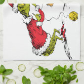 The Grinch Prepares Max the Reindeer Theedoek (Gevouwen)