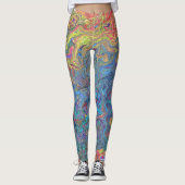 The Grinch schildert kerst Leggings (Voorkant)