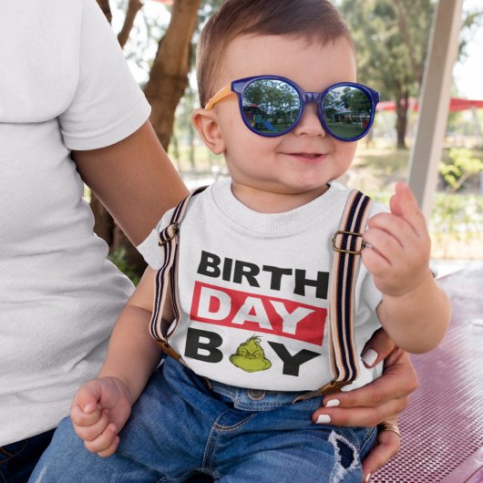 The Grinch Snowflake Birthday Boy