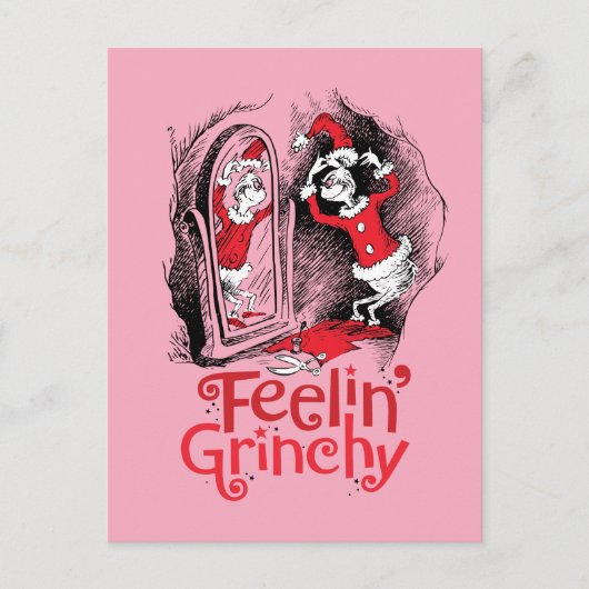 The Grinch | Voelt Grinchy Briefkaart (Voorkant)