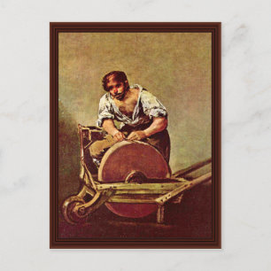 The Grinder ( El Afilador ) door Francisco de Goya Briefkaart