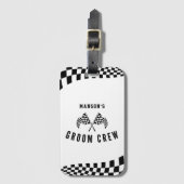 The Groom Crew  Bachelor Party Bagagelabel (Voorkant (verticaal))