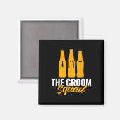 The Groom Squad Sungles Wedding Bachelor Party Gro Magneet (Voorkant / Achterkant)