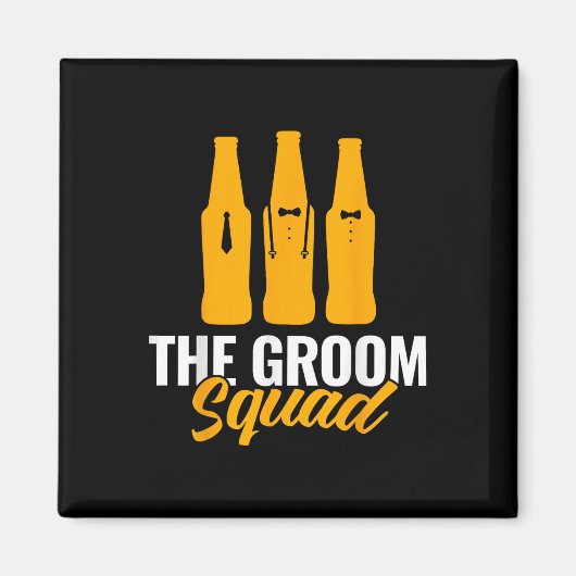 The Groom Squad Sungles Wedding Bachelor Party Gro Magneet (Voorkant)