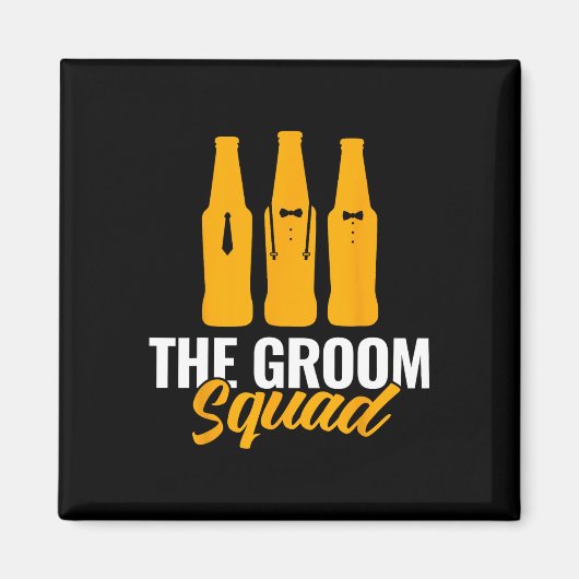The Groom Squad Sungles Wedding Bachelor Party Gro Magneet (Voorkant)