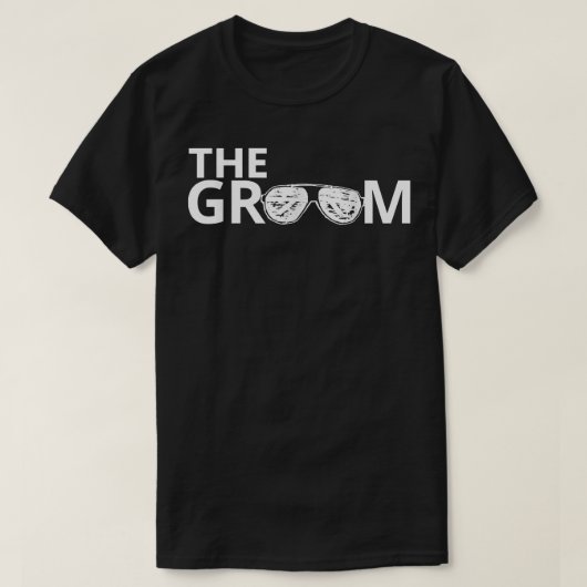 The Groom Squat Bachelor Party Wedding T-shirt (Design voorkant)