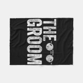 The Groom Sungles Vrijgezellenfeest Wedding Bachel Fleece Deken (Voorkant (Horizontaal))