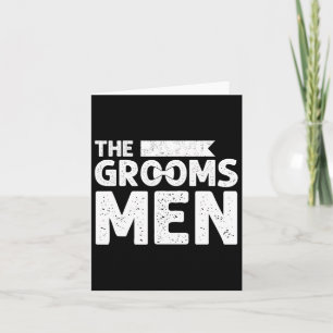 The Groomsmen Bachelor Party Stag Groom Gag Mannen Kaart