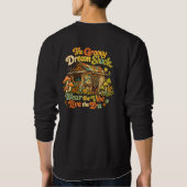 The Groovy Dream Shack: Heren Basic Sweatshirt (Achterkant)
