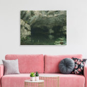 The Grotto of the Loue, 1864 Canvas Afdruk (Insitu (Woonkamer))