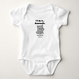 The Grumpy Cat - Sassy "I'll Do It Eventually" Laz Romper
