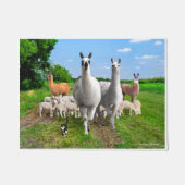 "The Guard Llamas" Deurmat (Voorkant)