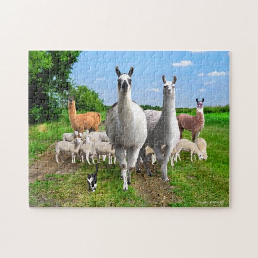 "The Guard Llamas" Legpuzzel (Horizontaal)
