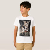 The Guardian Angel and Children,  schilderen. T-shirt (Voorkant volledig)