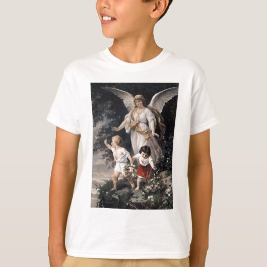 The Guardian Angel and Children,  schilderen. T-shirt (Voorkant)