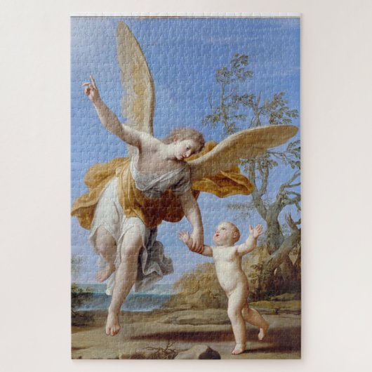 The Guardian Angel door Marcantonio Franceschini Legpuzzel (Verticaal)