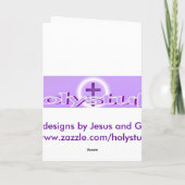 THE GUARDIAN ANGEL. FEESTDAGEN KAART (Achterkant)