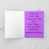 THE GUARDIAN ANGEL. FEESTDAGEN KAART (Binnen)