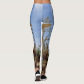 "The Guardian Angel" kunst leggings (Achterkant)