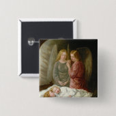 The Guardian Angels Vierkante Button 5,1 Cm (Voorkant /achterkant)