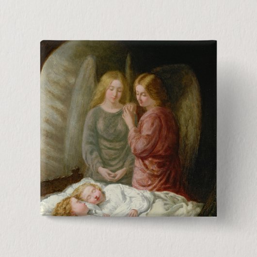 The Guardian Angels Vierkante Button 5,1 Cm (Voorkant)