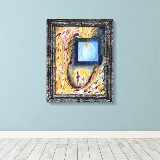 The Guardian Canvas Afdruk (Insitu (Houten vloer))