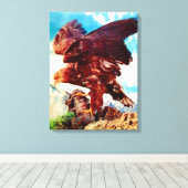 The Guardian Canvas Afdruk (Insitu (Houten vloer))