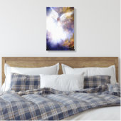 The Guardian, engelenprint Canvas Afdruk (Insitu (Slaapkamer))