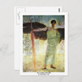 The Guardian of Paradise by Stuck Franz von Briefkaart (Voorkant / Achterkant)