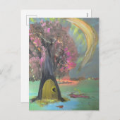 The guardian of silent secrets feestdagenkaart (Voorkant / Achterkant)