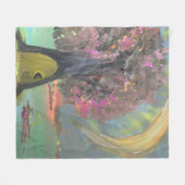 The guardian of silent secrets fleece deken (Voorkant (Horizontaal))