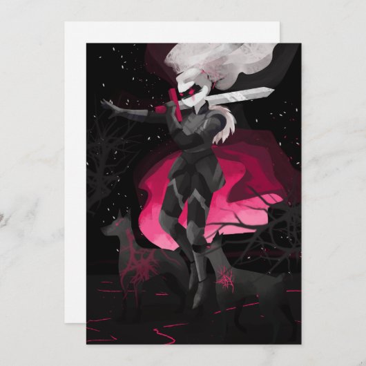 The Guardian of your Fears Feestdagenkaart (Voorkant / Achterkant)